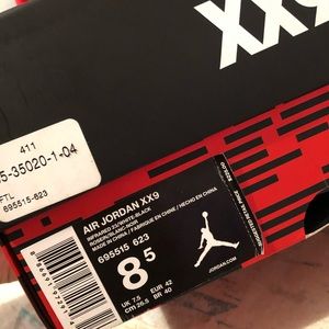 Air Jordan XX9 infrared 8.5 Original product, new